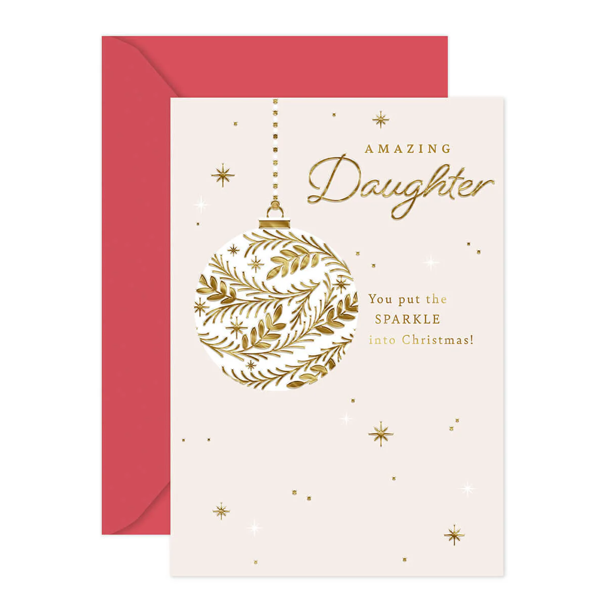 Hallmark Christmas Card - Amazing Daughter - Image 3