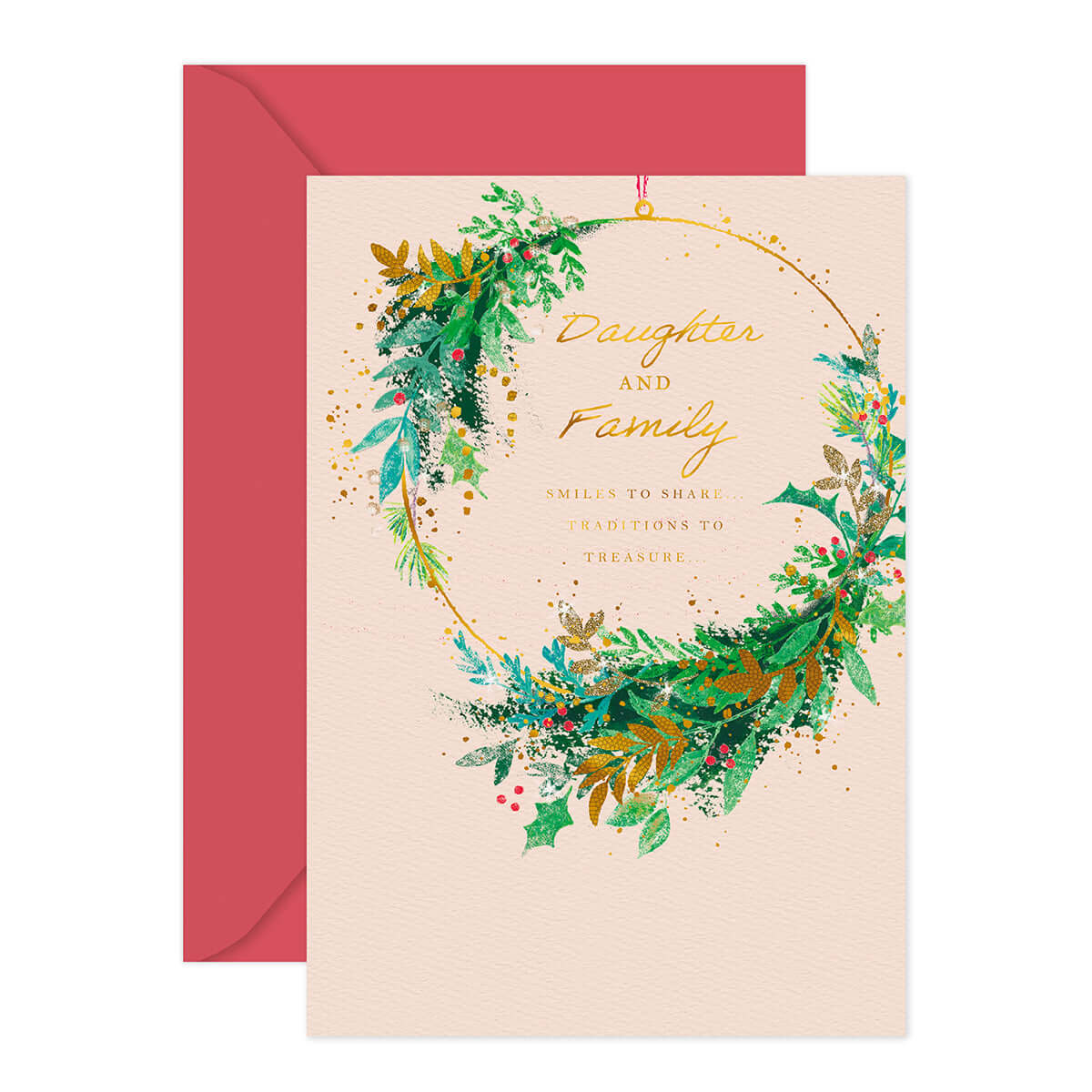 Hallmark Christmas Card - Daughter and Family - Image 3