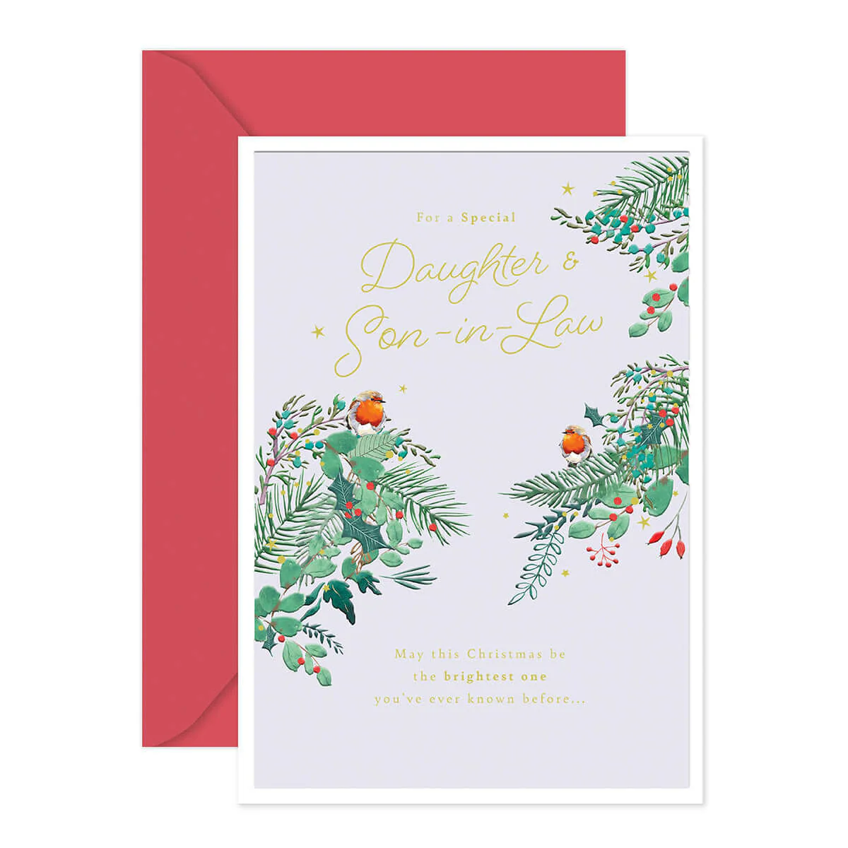 Hallmark Christmas Card - Special Daughter & Son-in-Law - Image 3