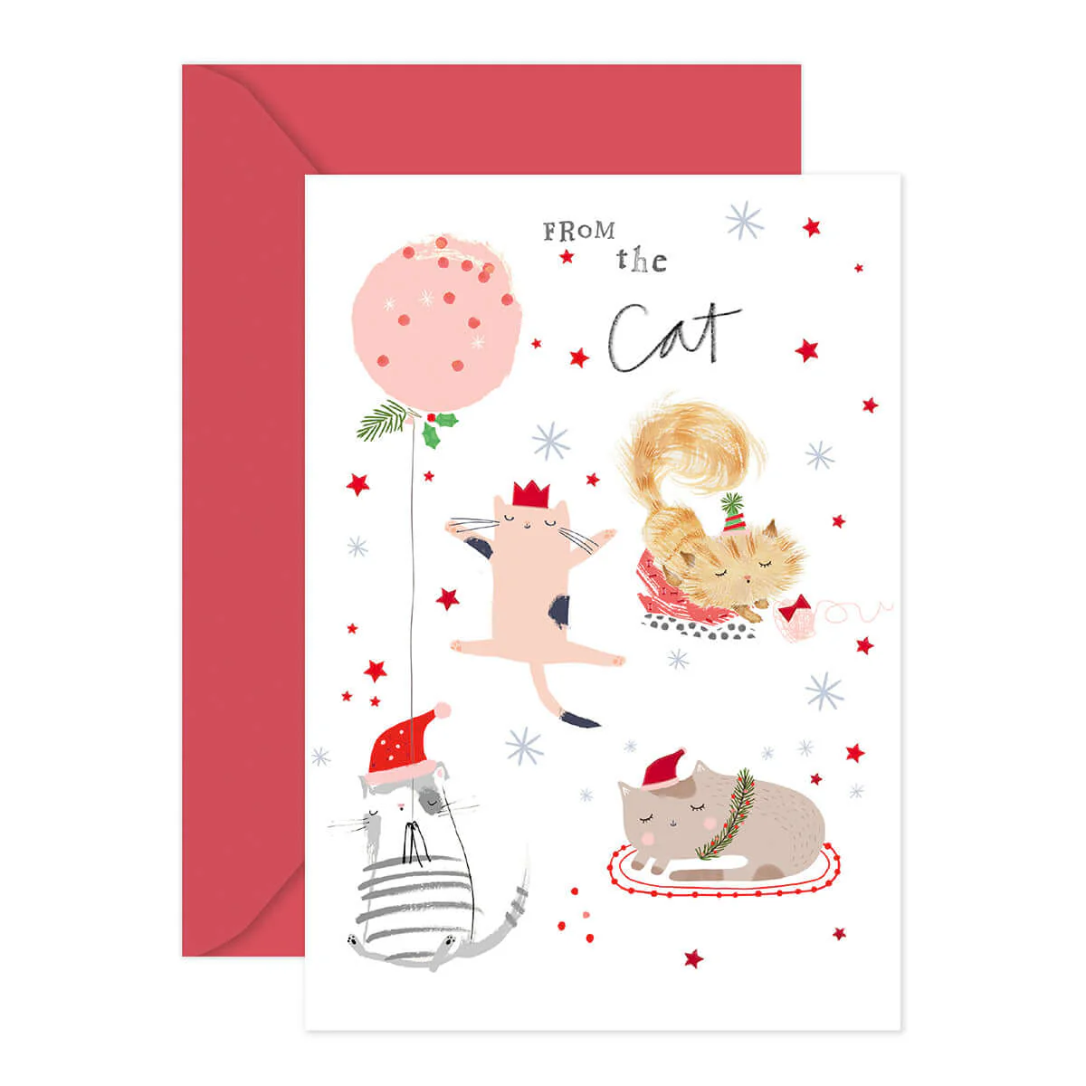 Hallmark Christmas Card - From the Cat - Image 3