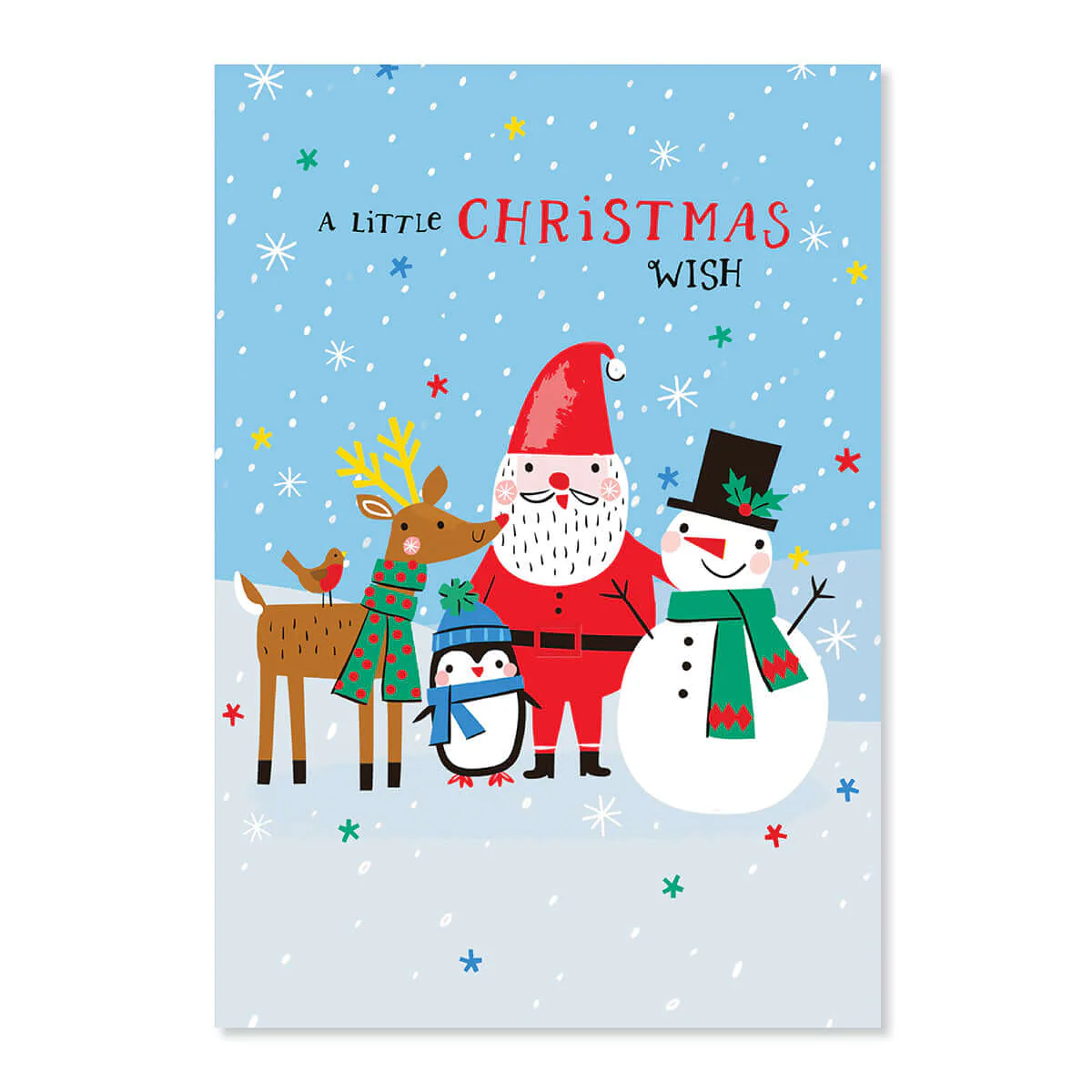 Creative Publishing by Hallmark Christmas Card - Santa Claus & Friends