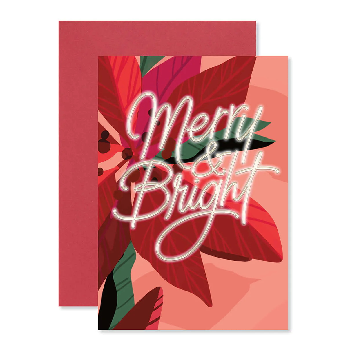 Hallmark Christmas Card - Merry & Bright - Image 3