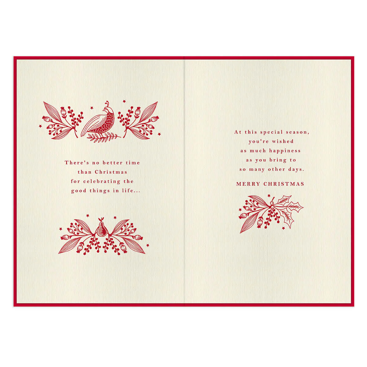 Hallmark Christmas Card - Warm Wishes at Christmas Time - Image 2