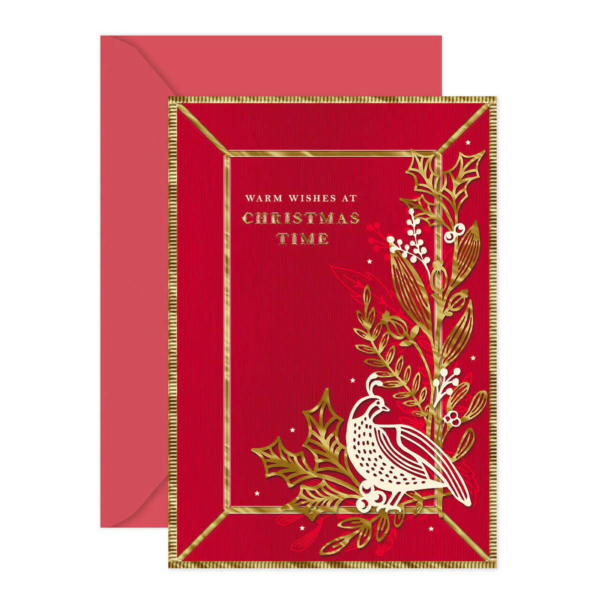 Hallmark Christmas Card - Warm Wishes at Christmas Time - Image 3
