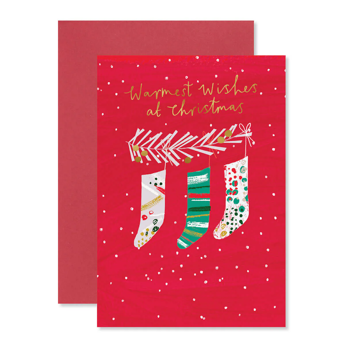 Hallmark Christmas Card - Warmest Wishes - Image 3