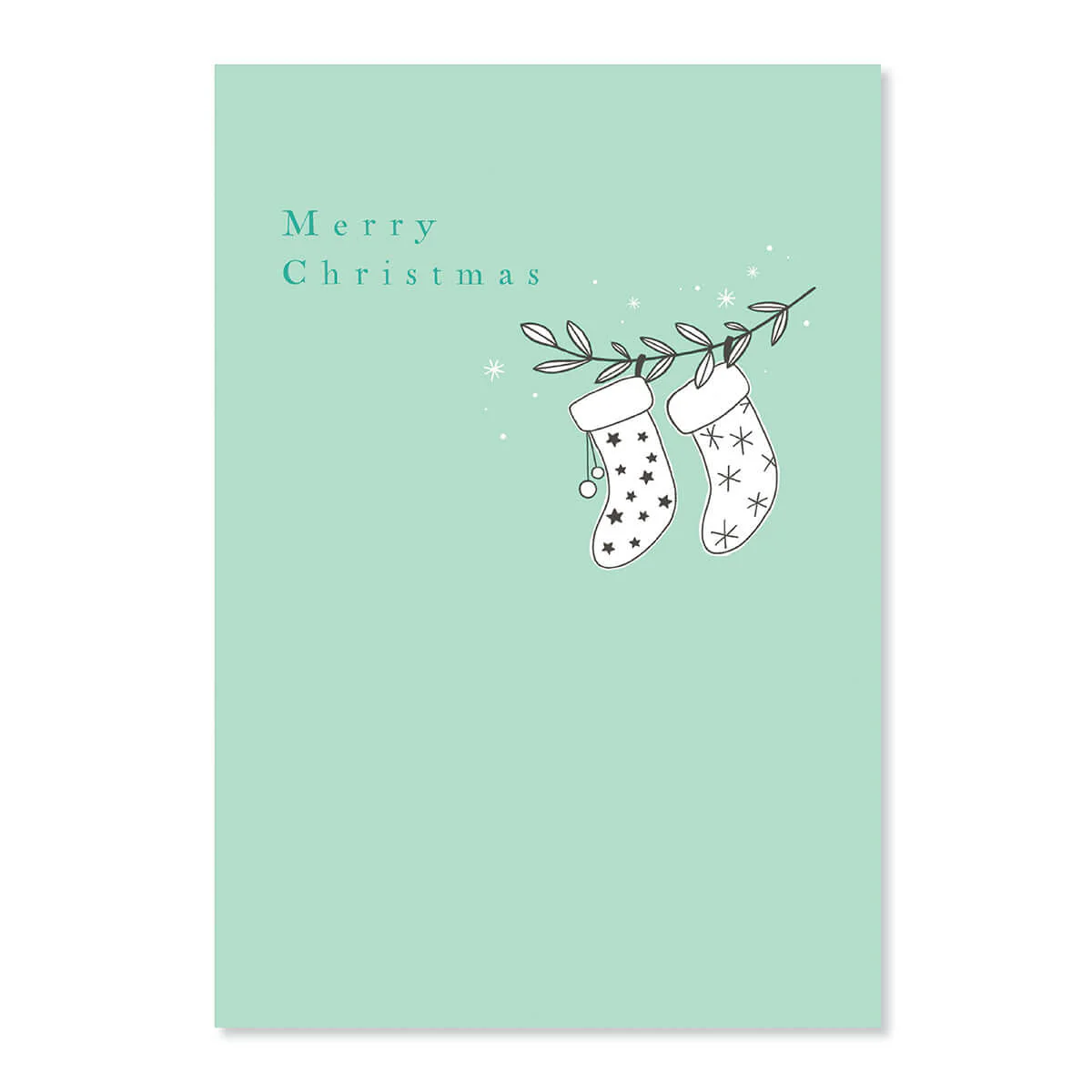 Creative Publishing by Hallmark Christmas Card - Stockings