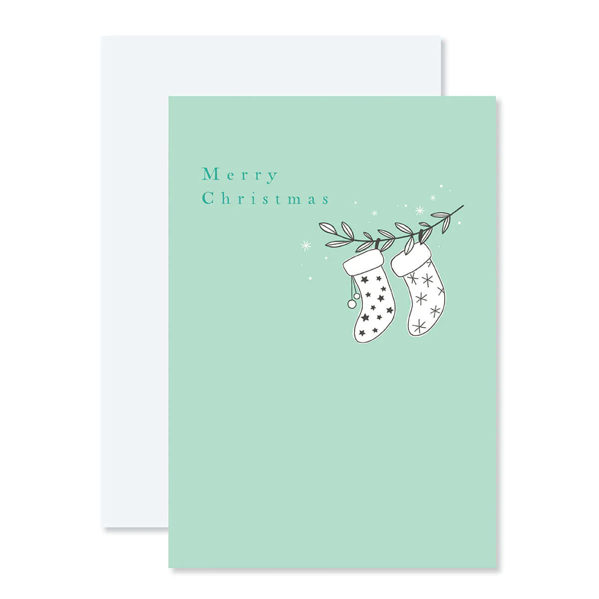 Creative Publishing by Hallmark Christmas Card - Stockings - Image 3
