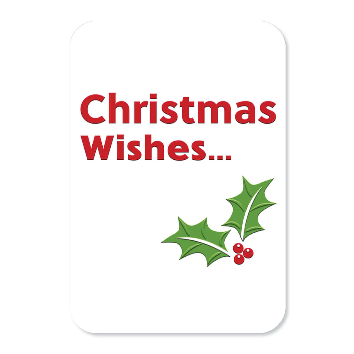 Hallmark Christmas Card - Wishes For You