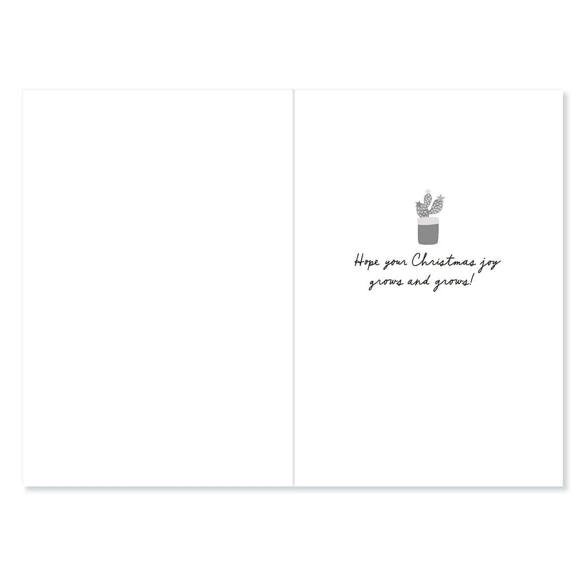 Hallmark Christmas Card - Festive Plants - Image 2