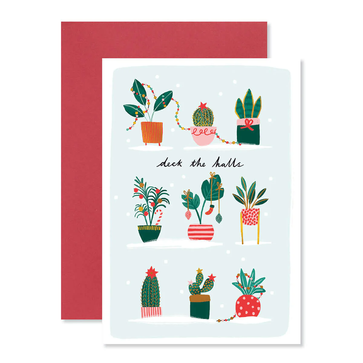 Hallmark Christmas Card - Festive Plants - Image 3