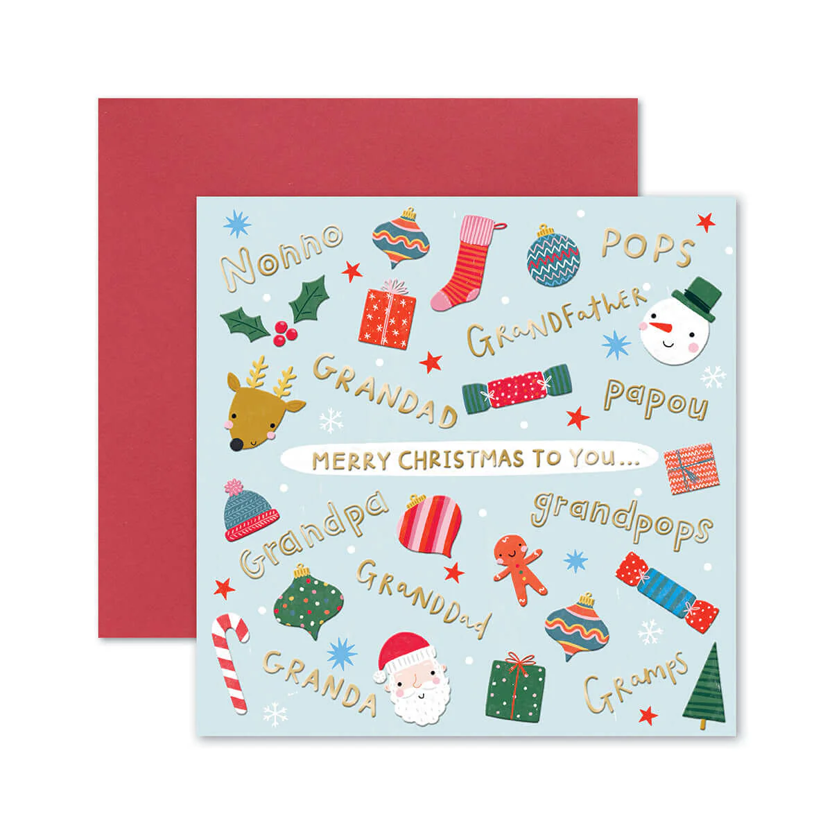 Hallmark Christmas Card For Grandfather - Loved So Very Much - Image 3