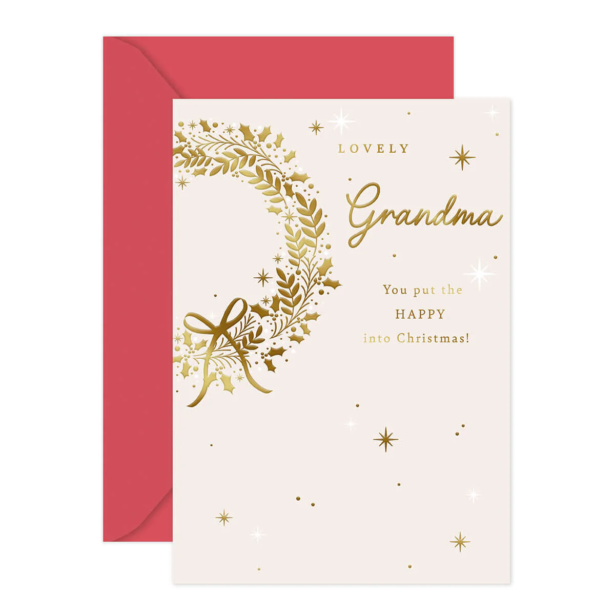 Hallmark Christmas Card - Lovely Grandma - Image 3
