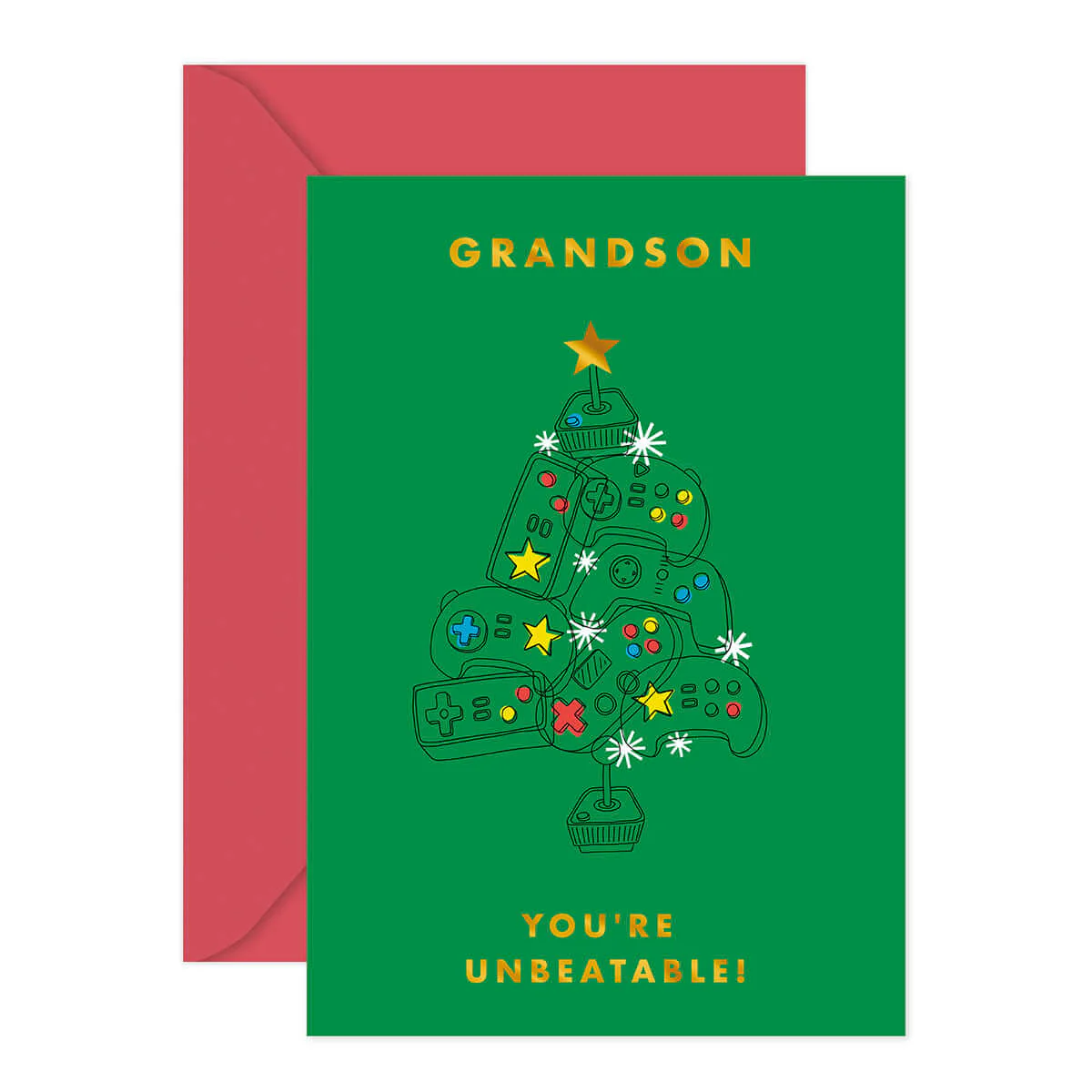 Hallmark Christmas Card - Grandson - Image 3