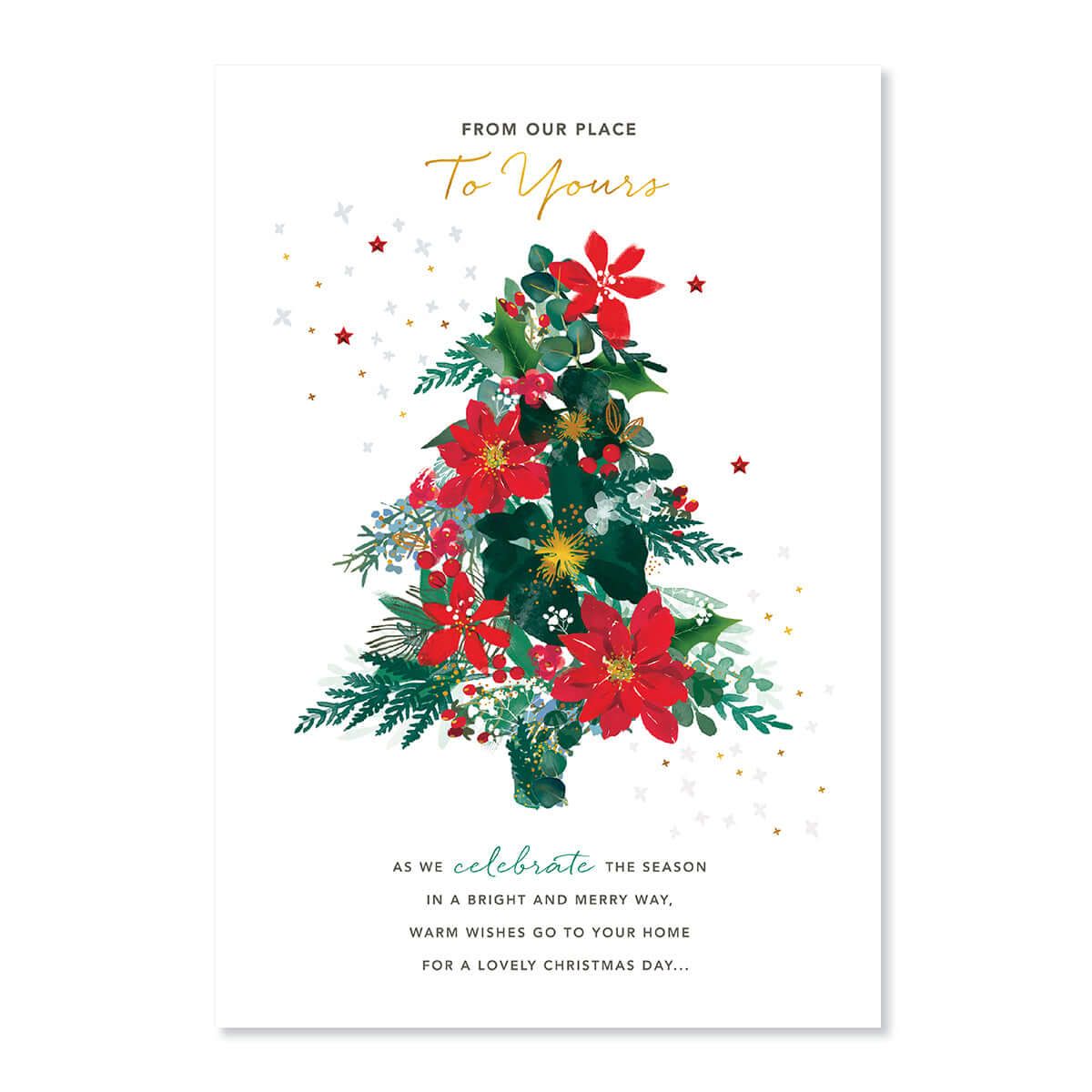 Hallmark Christmas Card - From Our Place To Yours