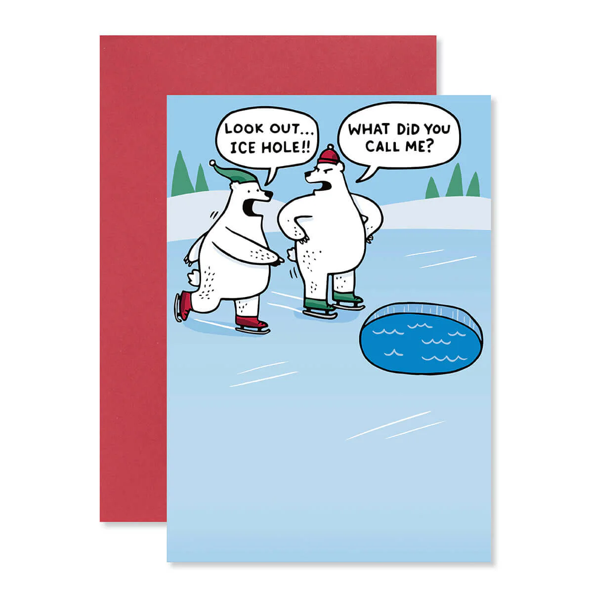 Hallmark Christmas Card - Ice Hole - Image 3
