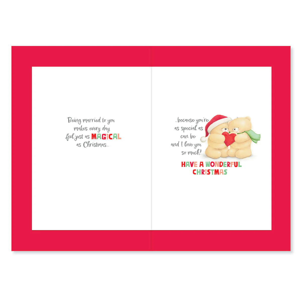 Hallmark Forever Friends Christmas Card For Husband - Special As Can Be - Image 2