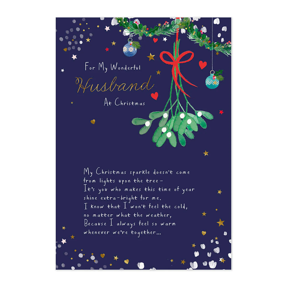 Hallmark Christmas Card - Wonderful Husband