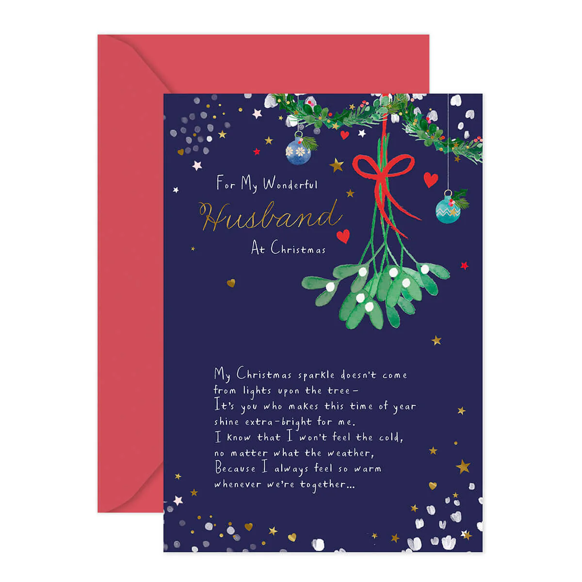 Hallmark Christmas Card - Wonderful Husband - Image 3