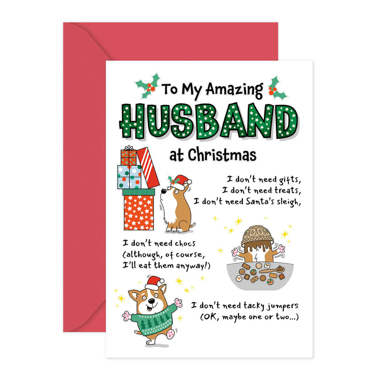 Hallmark Christmas Card - Amazing Husband - Image 3
