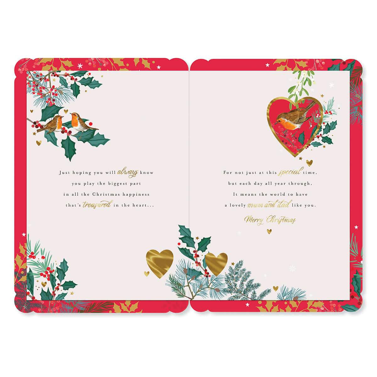 Hallmark Christmas Card - Mum & Dad - Image 2