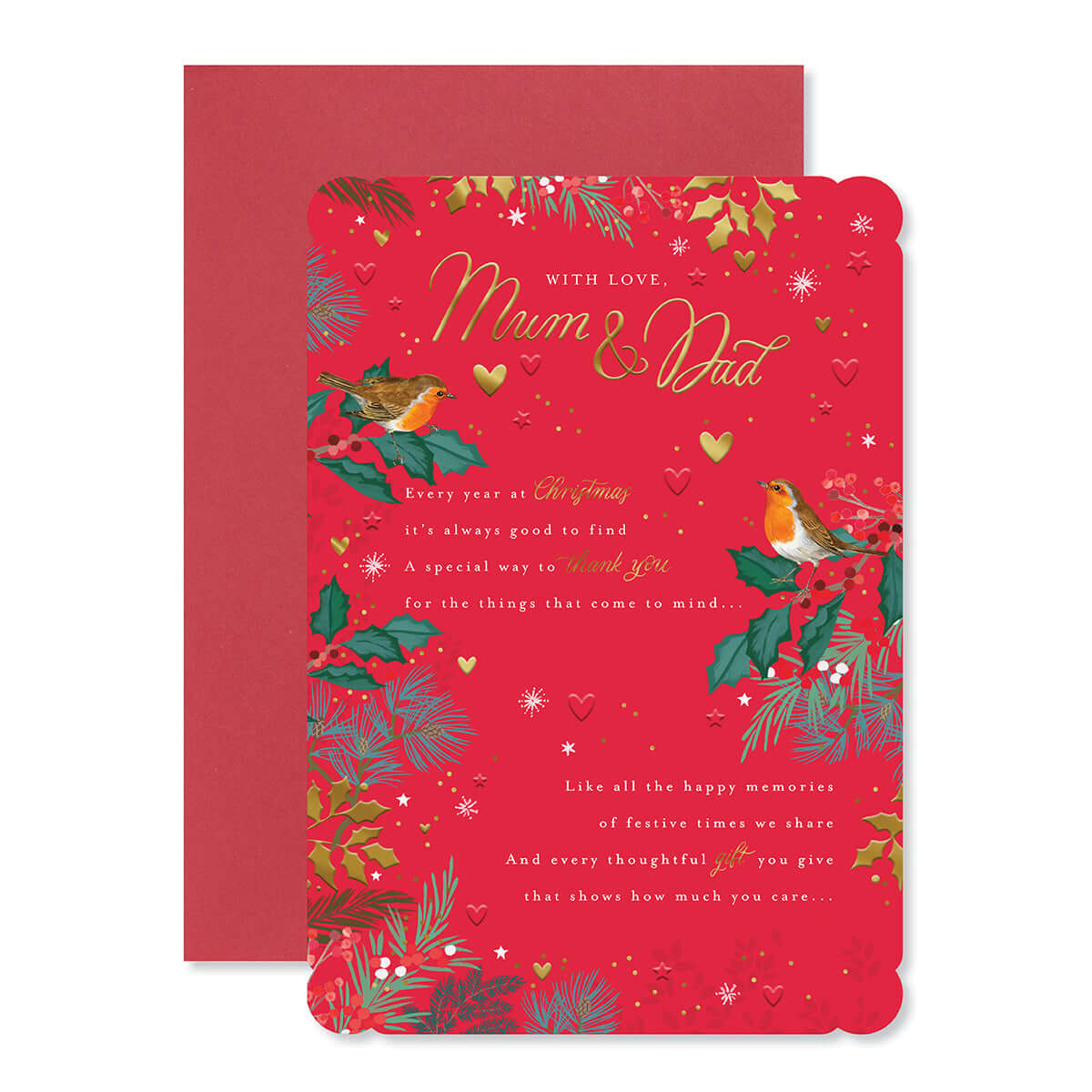 Hallmark Christmas Card - Mum & Dad - Image 3