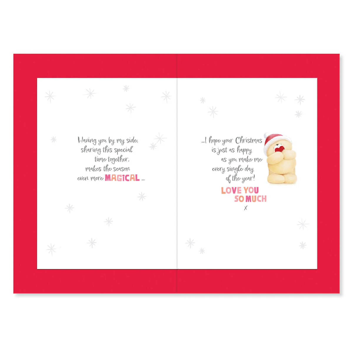 Hallmark Forever Friends Christmas Card For One I Love - My Somebody - Image 2