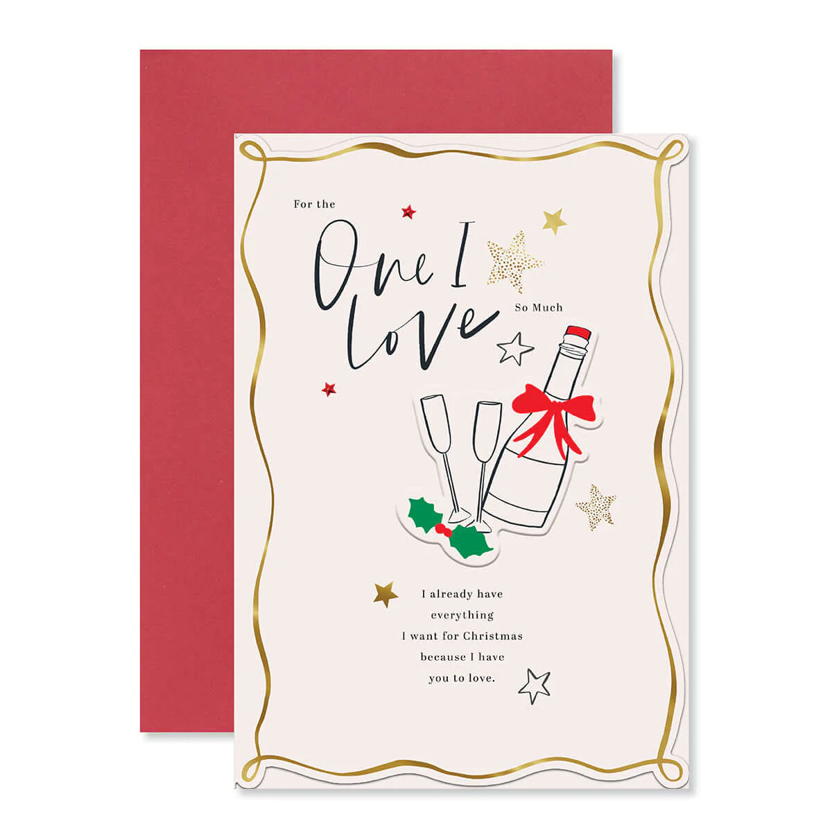 Hallmark Christmas Card For One I Love - Special Love - Image 3