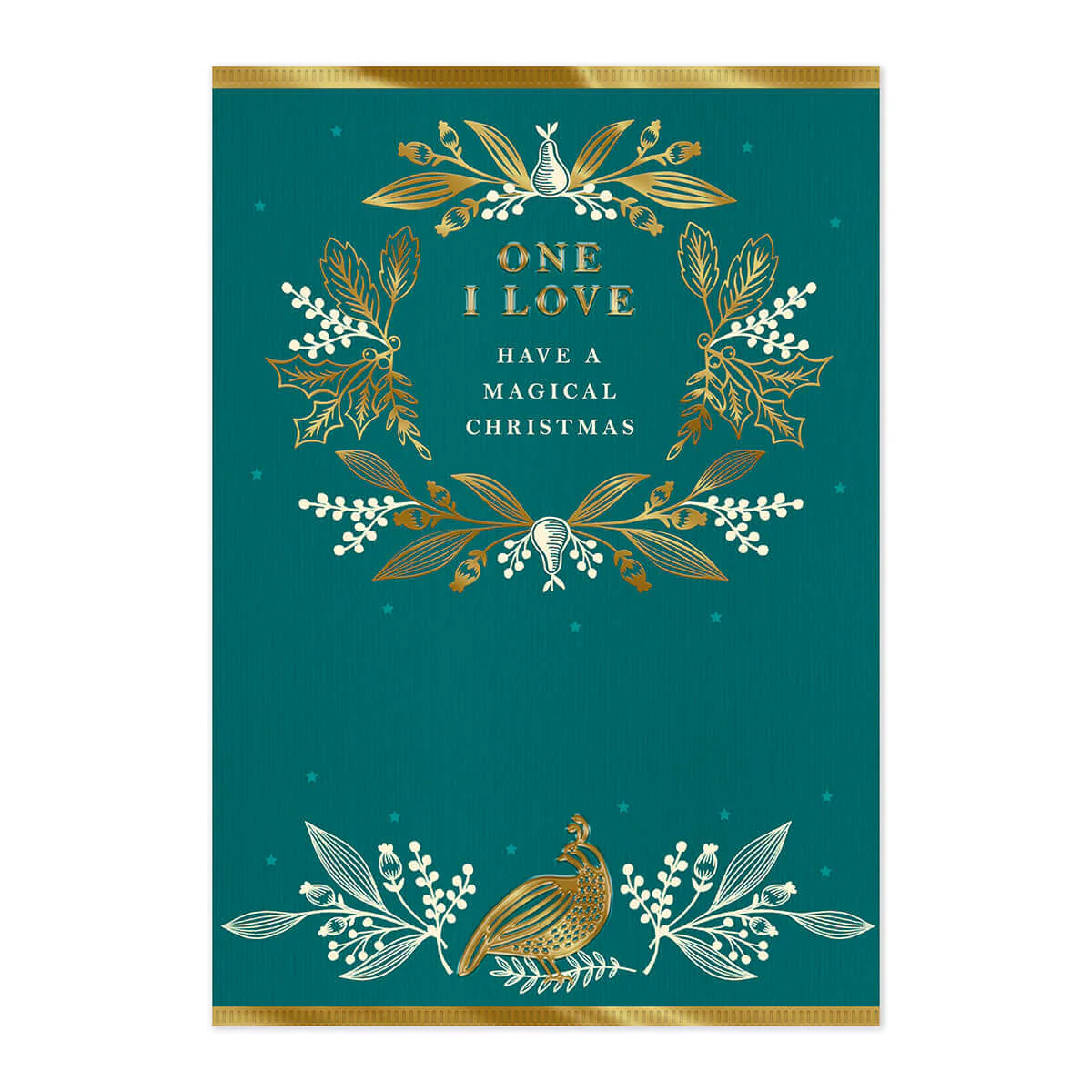 Hallmark Christmas Card - One I Love