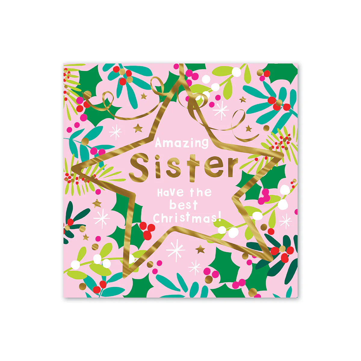 Hallmark Christmas Card For Sister - Amazing Wish