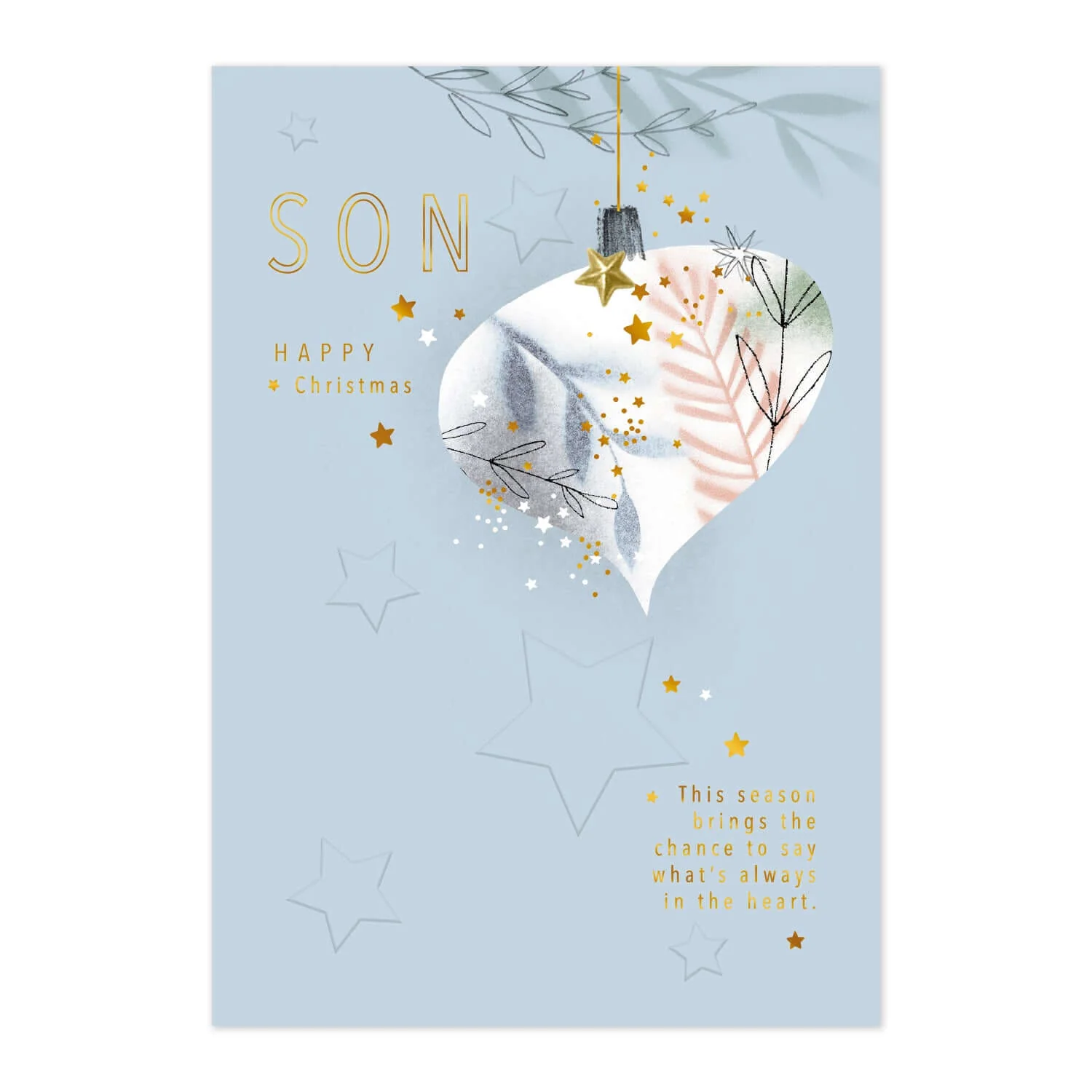 Hallmark Christmas Son Card - Son, Merry Christmas