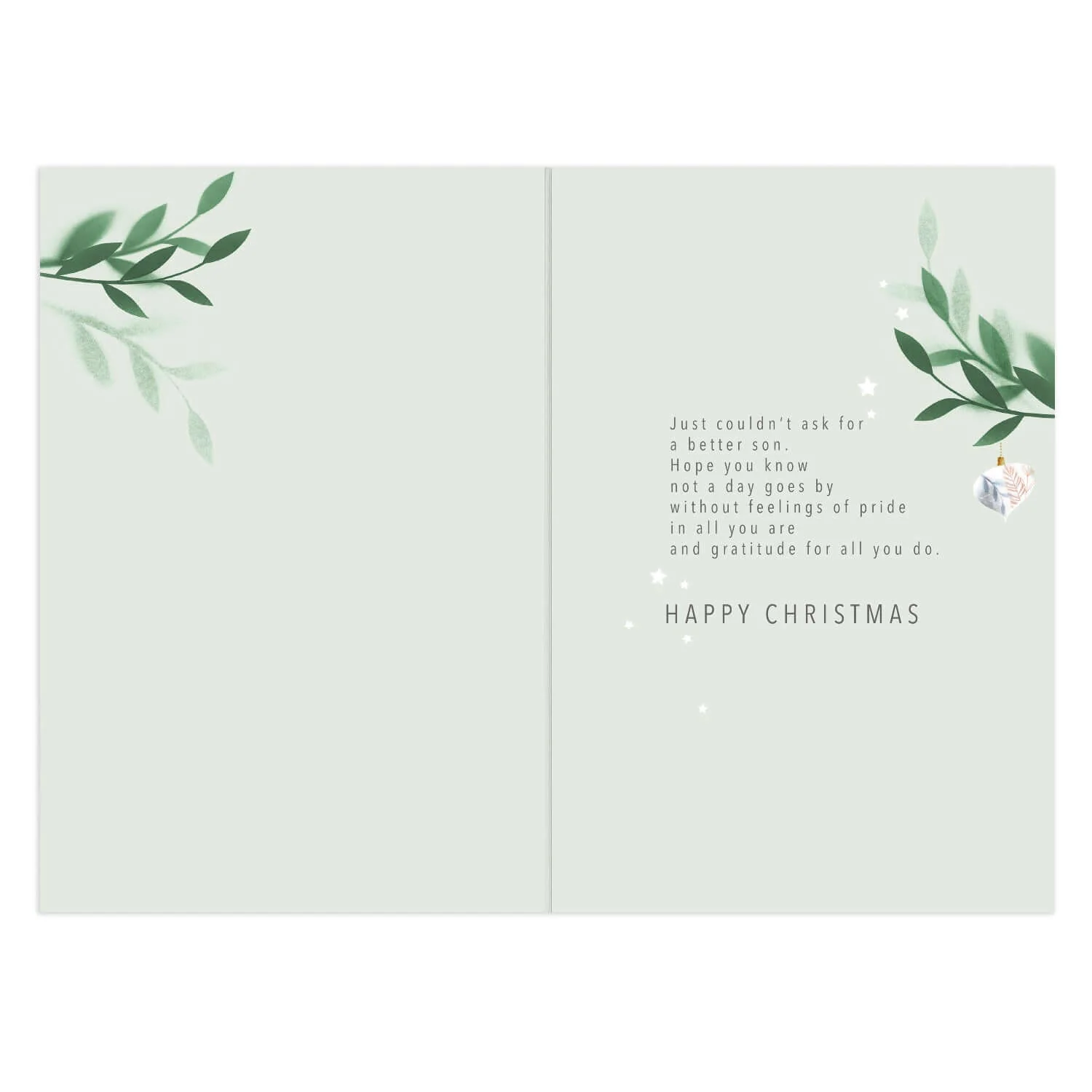 Hallmark Christmas Son Card - Son, Merry Christmas - Image 2