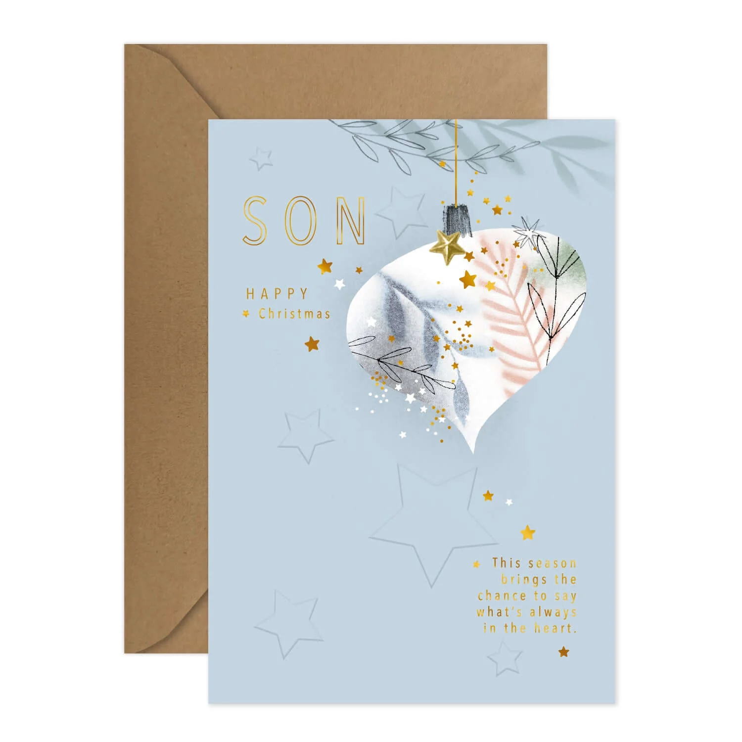 Hallmark Christmas Son Card - Son, Merry Christmas - Image 3