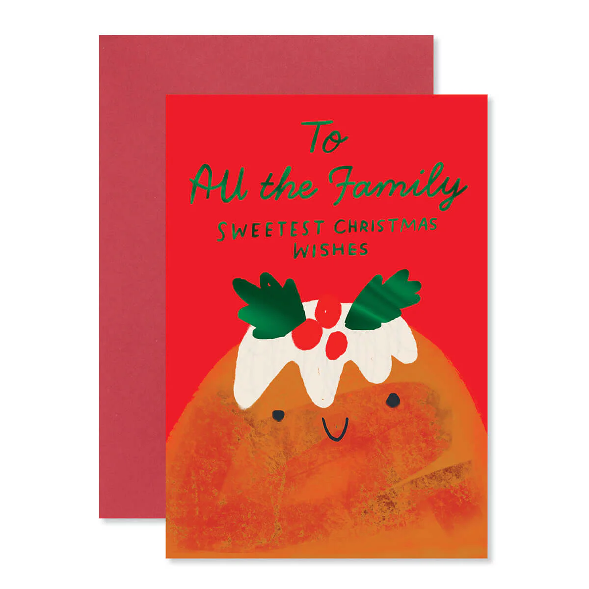 Hallmark Christmas Card - To all the family - Image 3