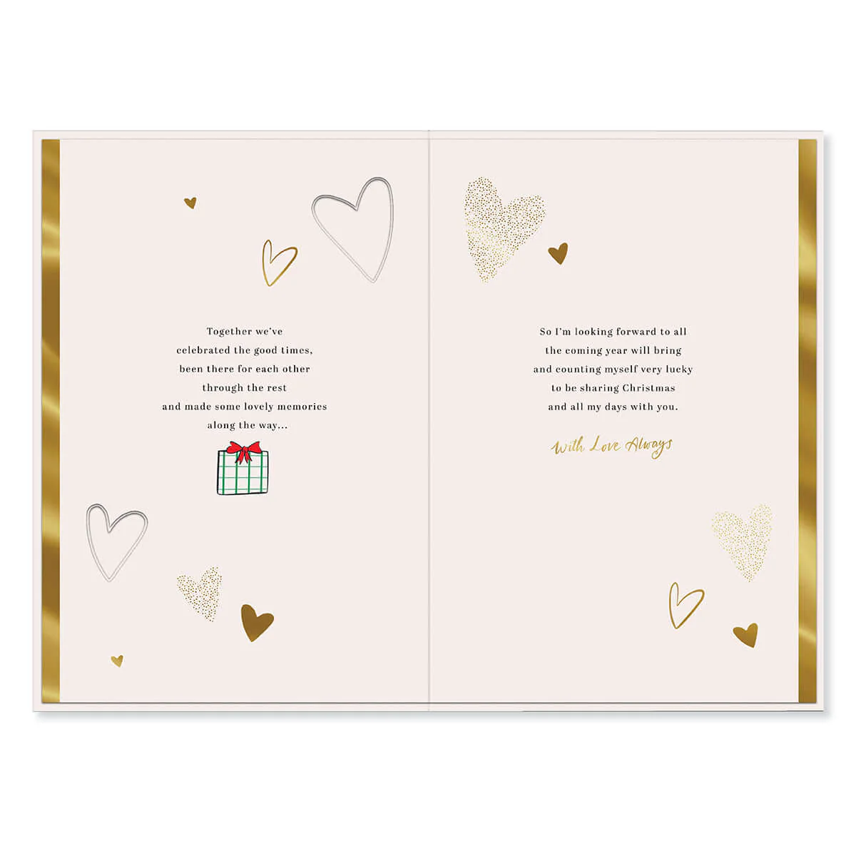 Hallmark Christmas Card For Wife - Very Lucky - Image 2