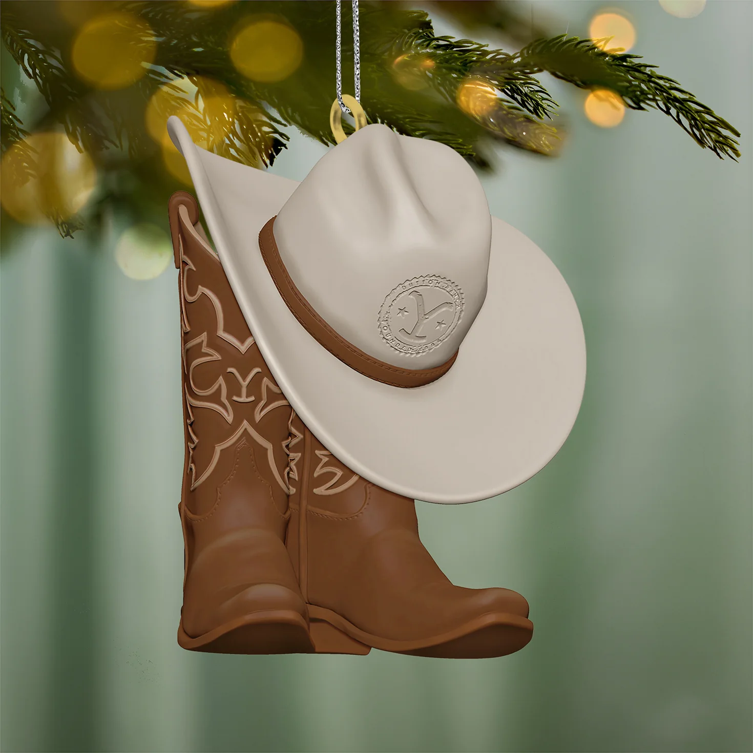 Yellowstone Wear the Brand — 2026 Hallmark Keepsake Christmas Ornament - Image 2