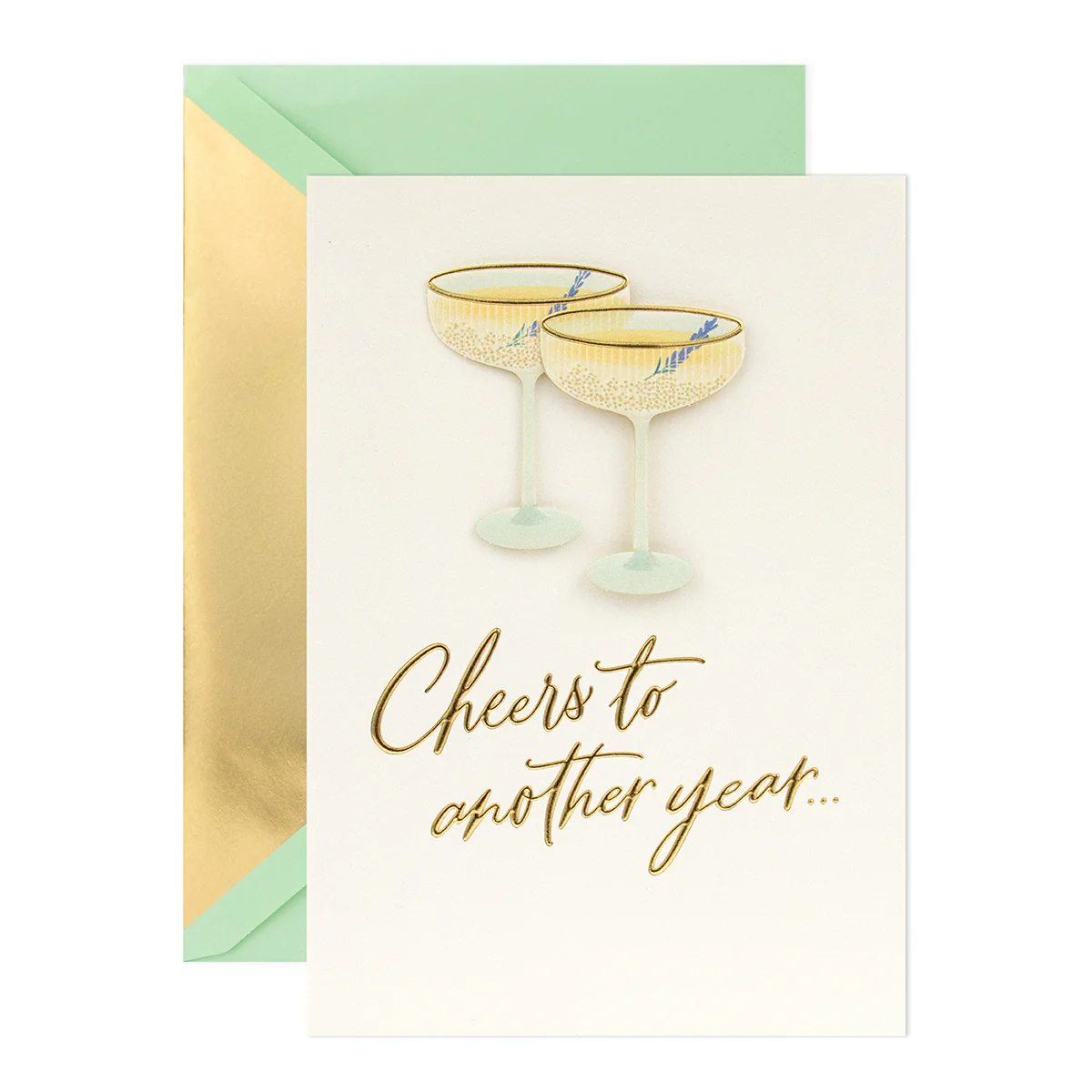 Hallmark Signature Anniversary Card - Cheers To Another Year - Image 3
