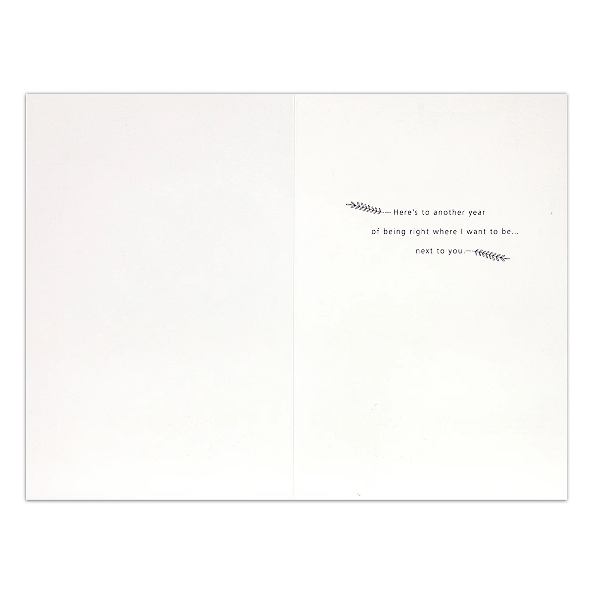 Hallmark Signature Anniversary Card - Right Where I Want To Be - Image 2
