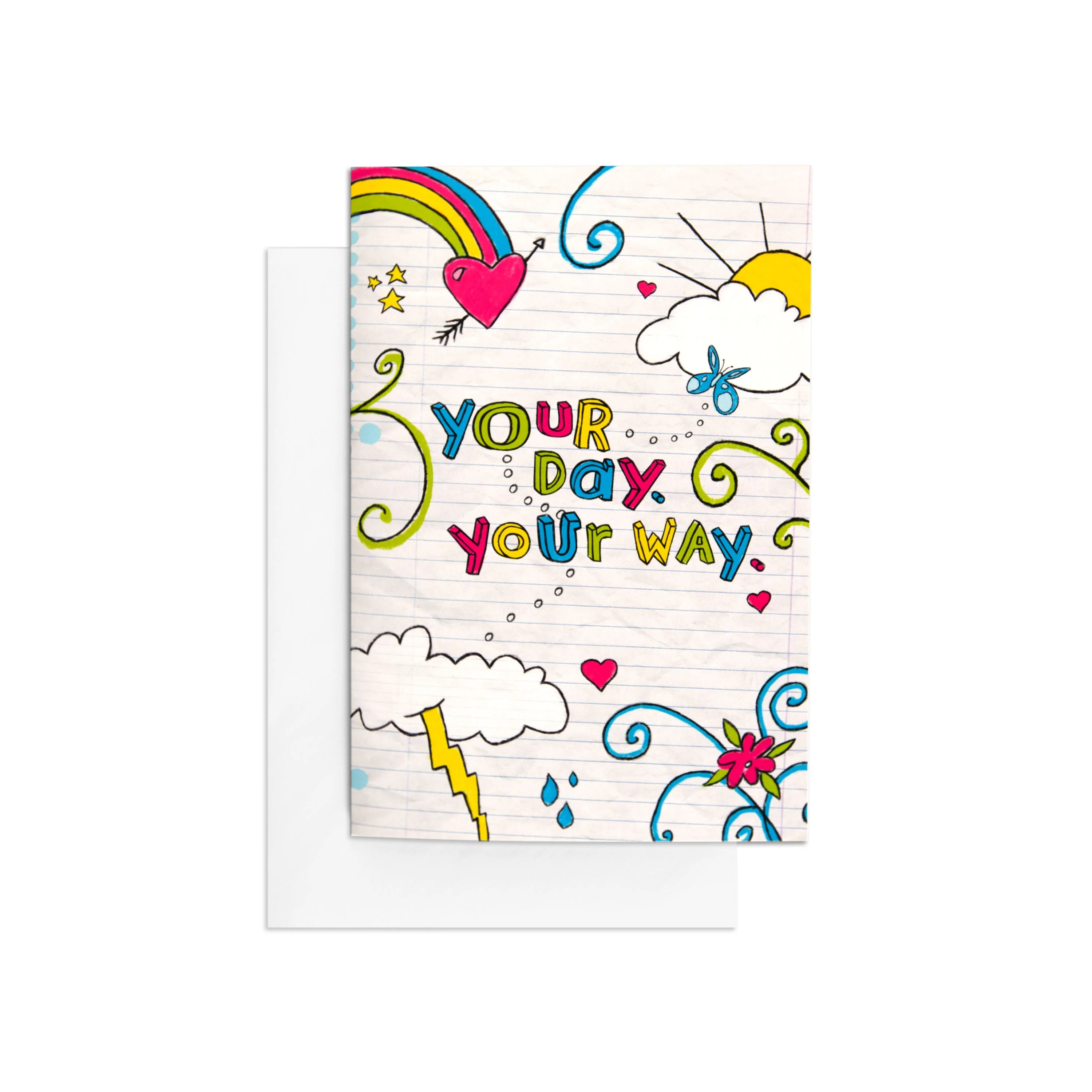 Your Day Your Way Fun Colourful Interactive Birthday Card - Image 3