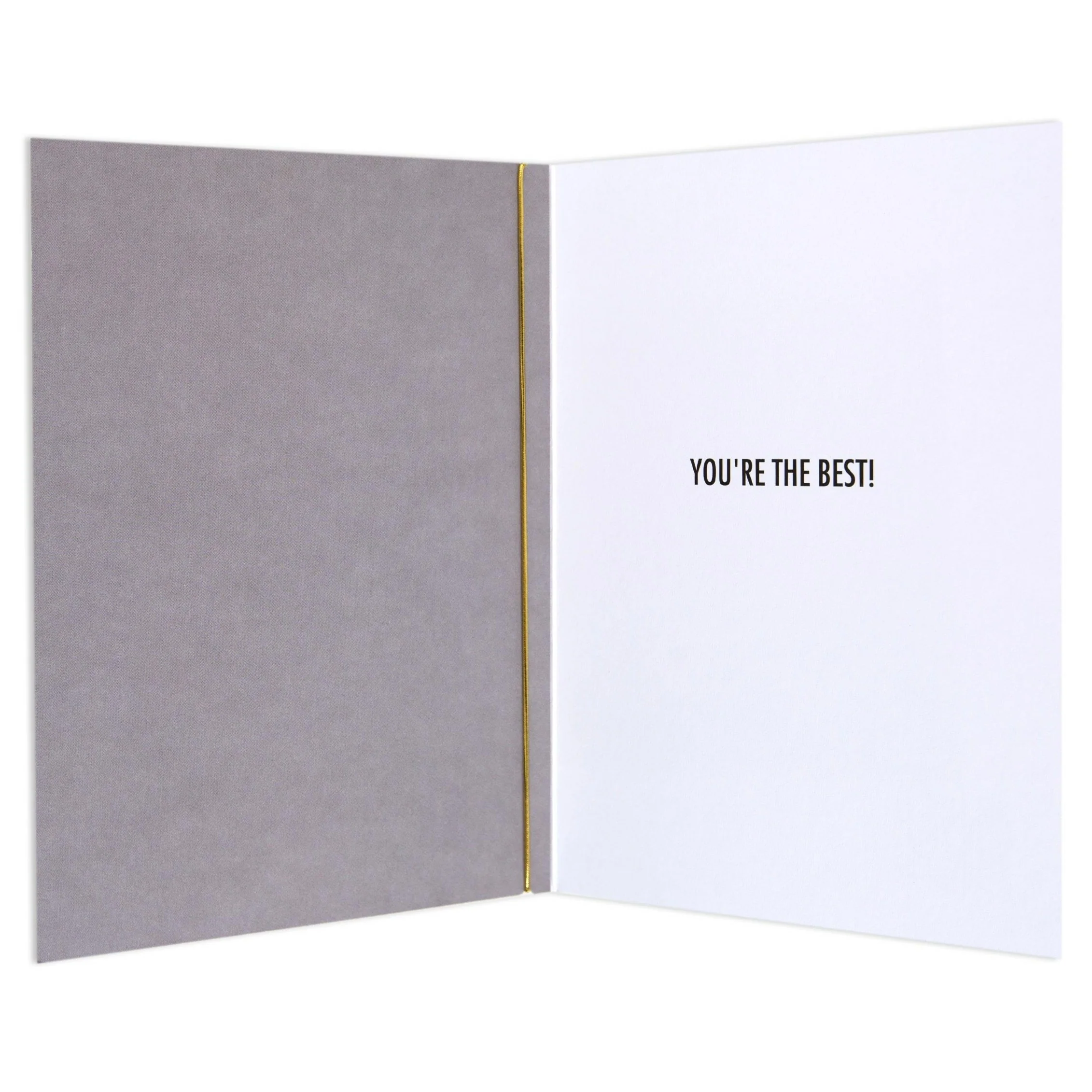 You're The Best Sweet Contemporary Thank You Card - Image 2